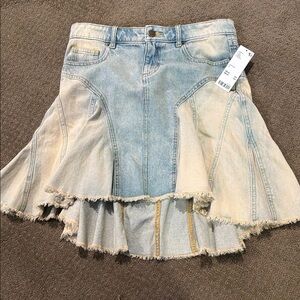 Urban outfitters BDG 2-tone blue denim skirt.  Size Small NWT